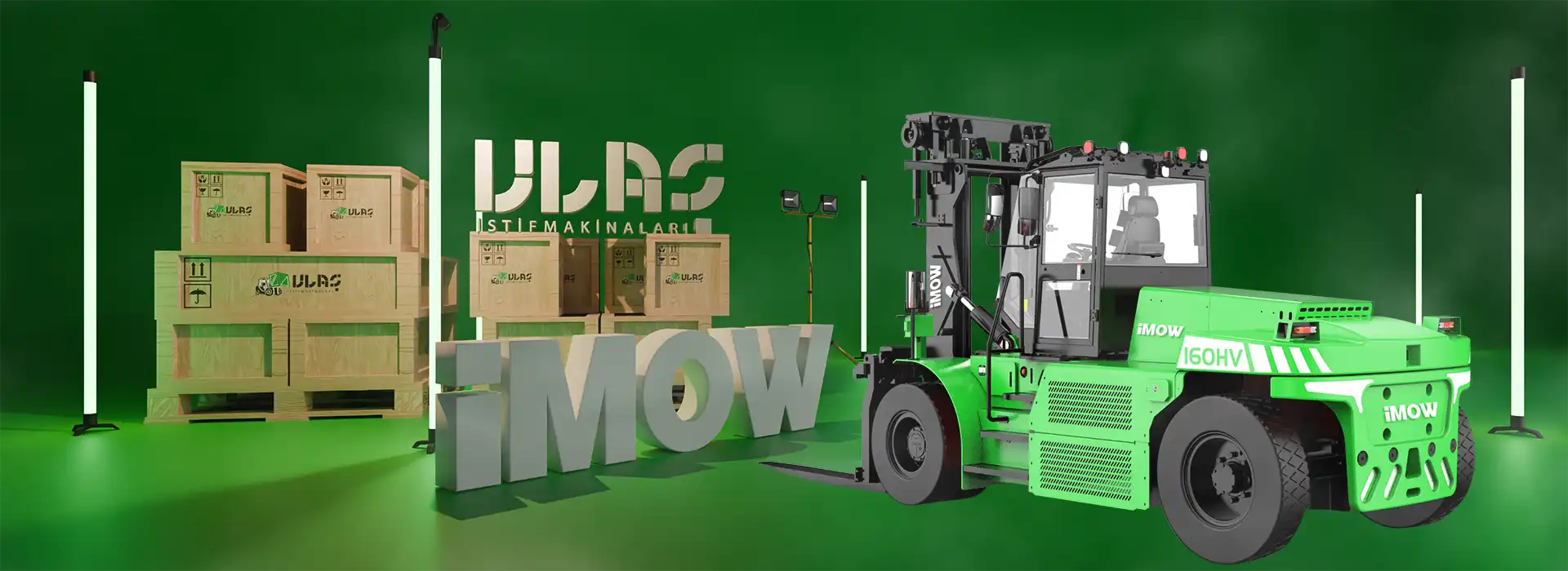 EFL1603-HV-12 forklift, rampada yüksek tork sağlayarak dış sahada ağır endüstriyel operasyon gerçekleştiriyor.