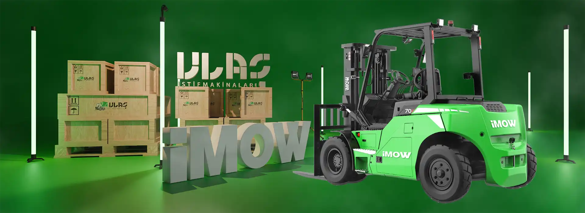 EFL703-HV-6 elektrikli forklift, rampada yüksek torkuyla ağır sanayi operasyonlarında çalışıyor.