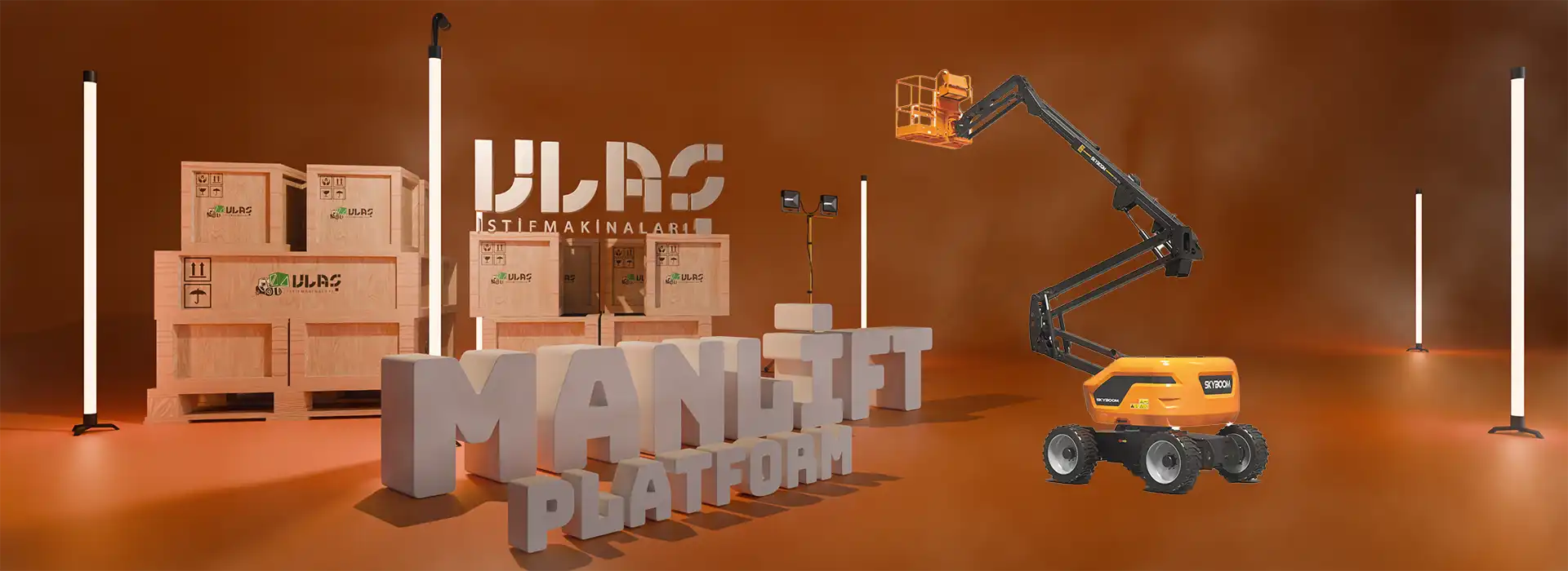 Ulaş İstif Makinaları — SAL-15J: Yüksek erişim, güçlü dizel motor ve tam 360° kule dönüşüyle şantiye ve endüstriyel bakım projelerinde maksimum verimlilik.