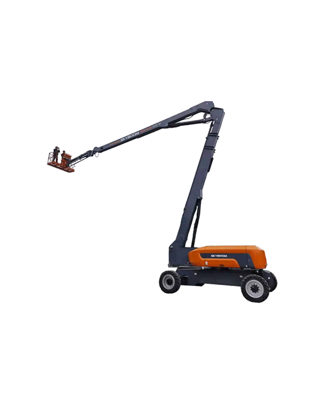 SAL-38J dizel eklemli platform: 40 m’ye yakın çalışma yüksekliği, 19 m yatay erişim ve 4×4 çekiş gücüyle büyük ölçekli endüstriyel projelerde maksimum performans sağlar.