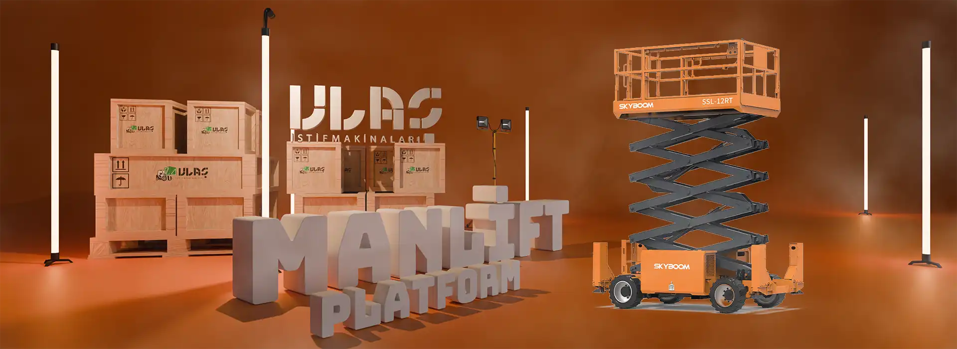 Ulaş İstif Makinaları — SSL-12RT: Zorlu zemin koşullarında maksimum stabilite, dizel motor verimliliği ve geniş çalışma alanıyla endüstriyel bakım ve inşaat uygulamaları için ideal çözüm.