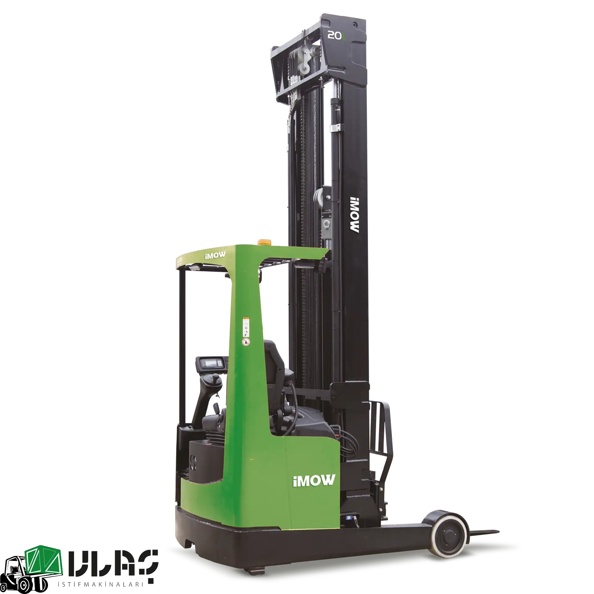 İMOW CQD20L – Reach Truck 2 Ton – 12 Metre Kaldırma Yüksek raflarda maksimum verimlilik. Ulaş İstif Makinaları güvencesiyle.