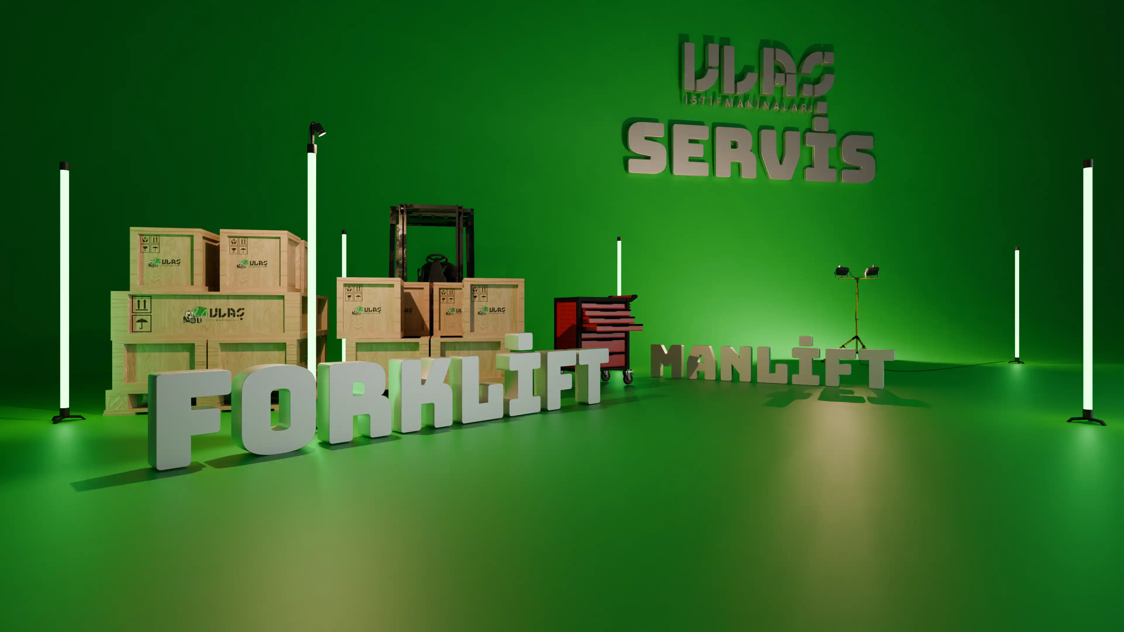 Forklift, Manlift, servis hizmetleri